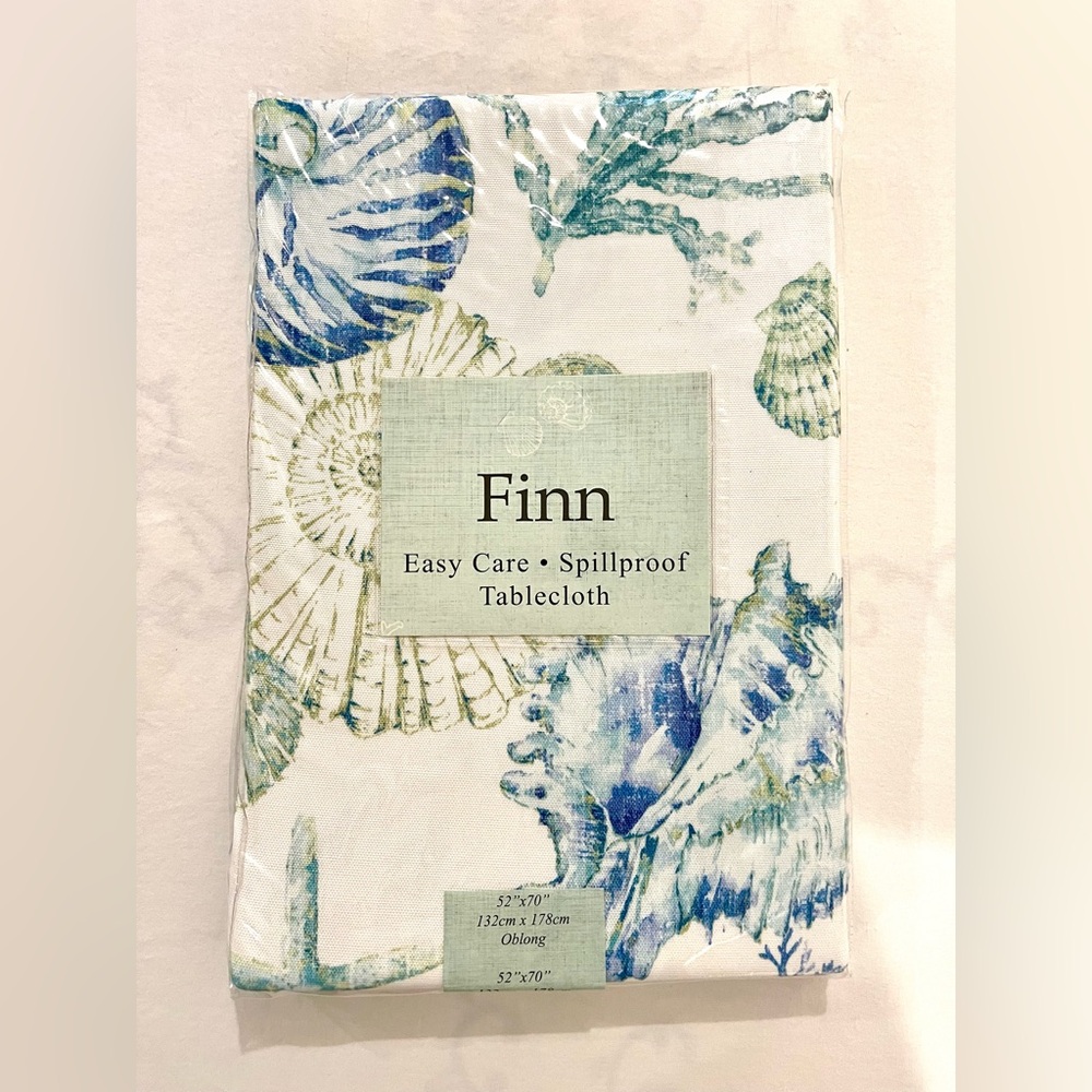 Finn Easy Care Spillproof Sea Life Tablecloth